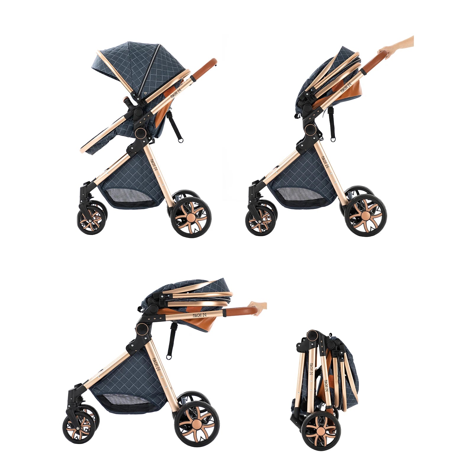 3 in 1 Baby Stroller - Ohberri