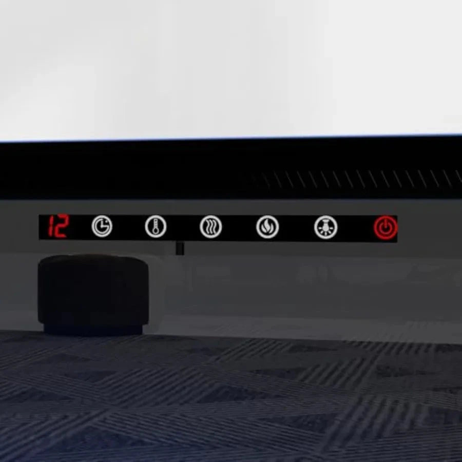 Fireplace TV Stand for TVs up to 70 with 7Color Lights with 12Color Flame 2Level Heating Ohberri