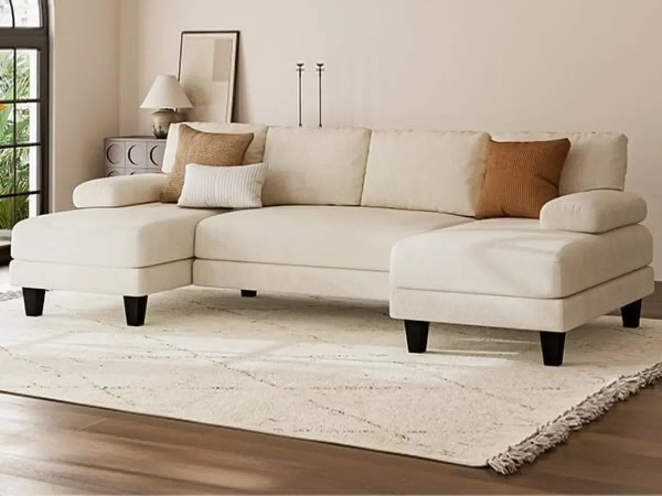 U Shaped Sectional Couches for Living Room - Ohberri