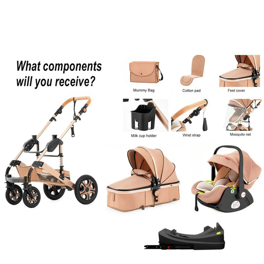 3 in 1 Stroller - Ohberri
