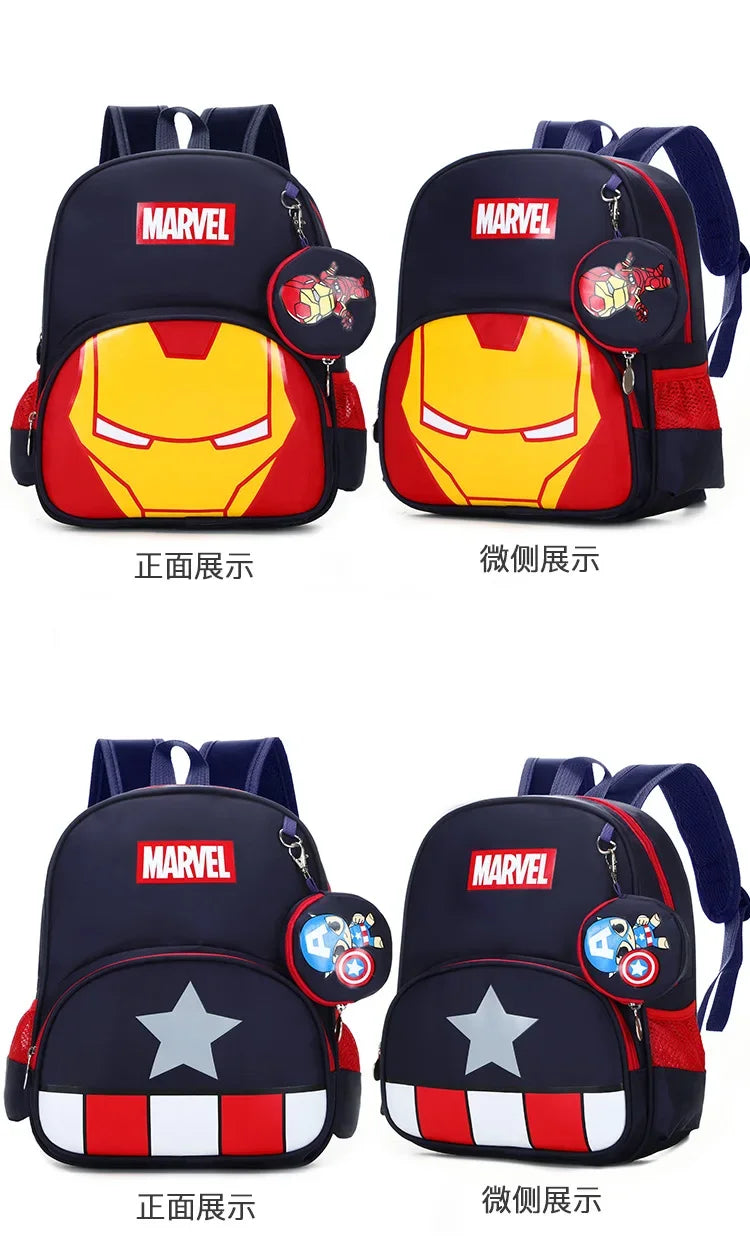 New Children School Bag Boys Girls Spider Man Cartoon Kindergarten Schoolbags Kids Orthopedic Backpacks 4-13 Year - Ohberri