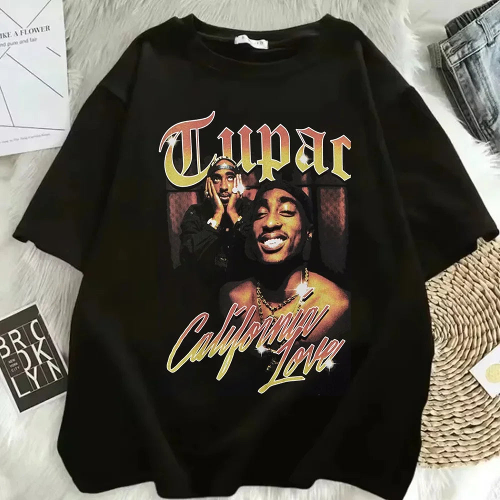 Tupac Hip-hop Street T-shirt Ohberri