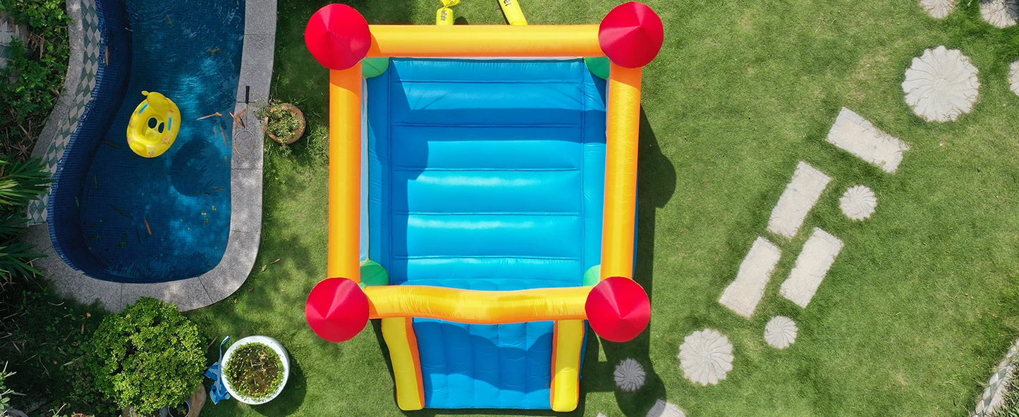 12*9*8ft Bounce House With Blower - Ohberri