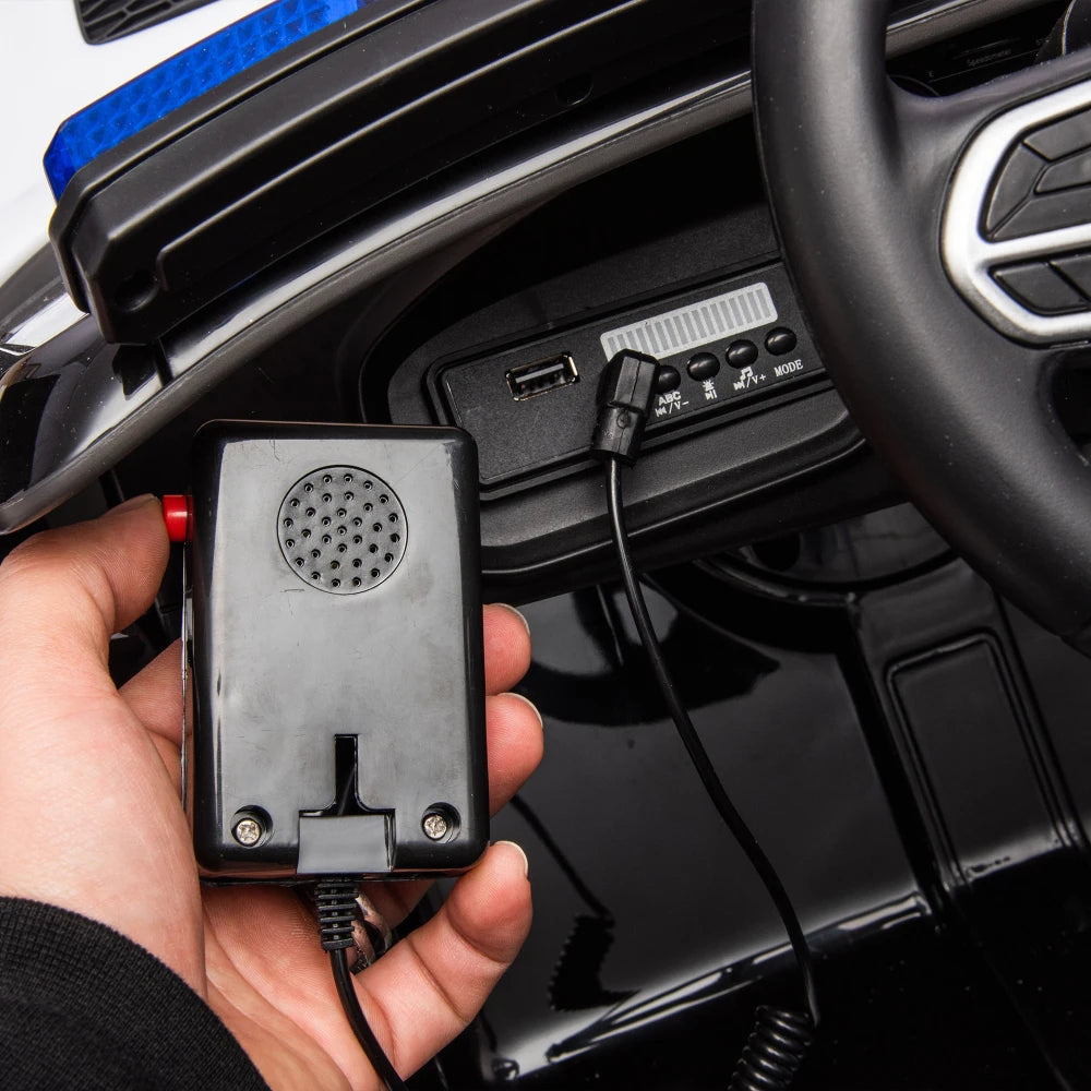 Licensed Dodge Charger,12v Kids ride on police car W/ Remote Control Ohberri