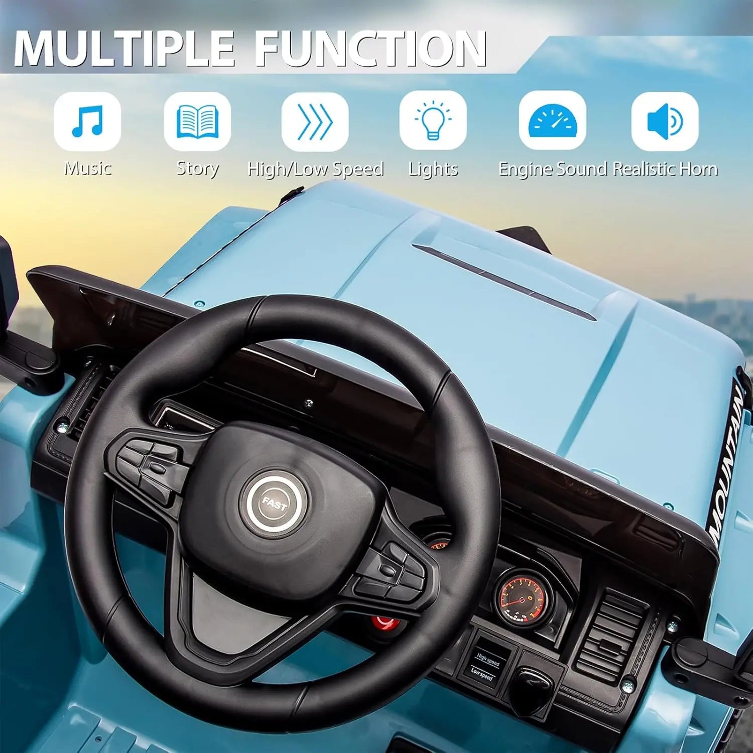 12V Battery Powered Electric Vehicles Toy w/Parent Remote Control - Ohberri