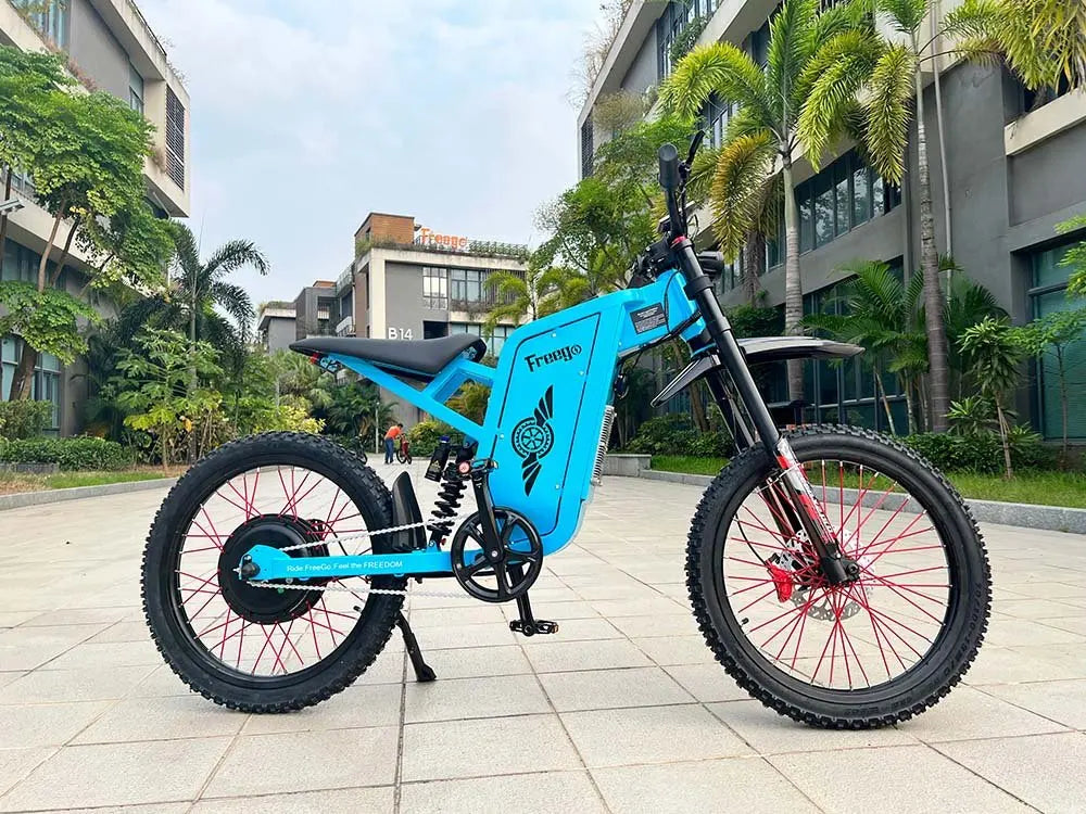 6000W Brushless Gearless Motors 30AH Lithium Battery Speed 90Kmh Electric Dirt Bike - Ohberri