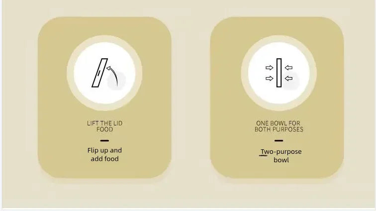 Cat bowl automatic feeder for cats, dogs, pets, water dispensers, integrated cat bowl, cat food basin, dogs, eating, drinking wa Ohberri