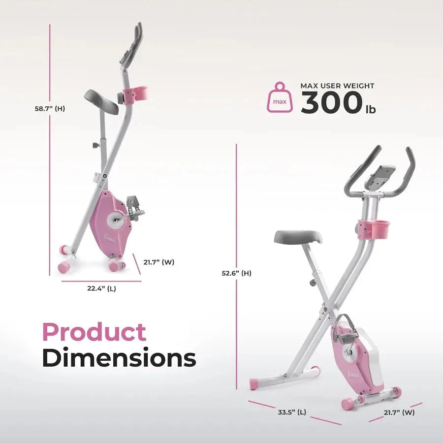 Smart Folding Portable Compact Exercise Bike Ohberri