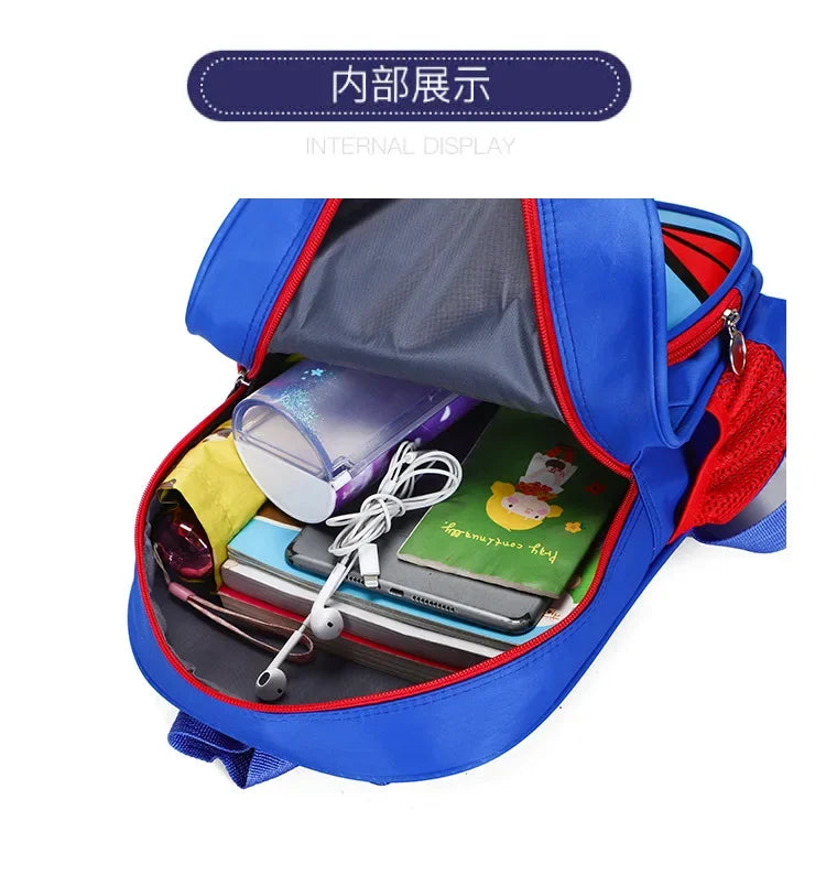 New Children School Bag Boys Girls Spider Man Cartoon Kindergarten Schoolbags Kids Orthopedic Backpacks 4-13 Year - Ohberri