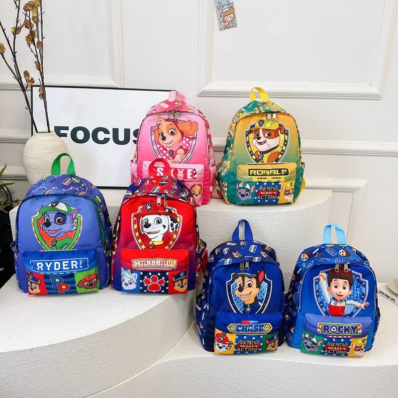 Original PAW Patrol Children School Bag Cute Dogs Fashion Boy Girl Backpack Kids Kindergarten Backpacks Chase Skye Baby Gift - Ohberri