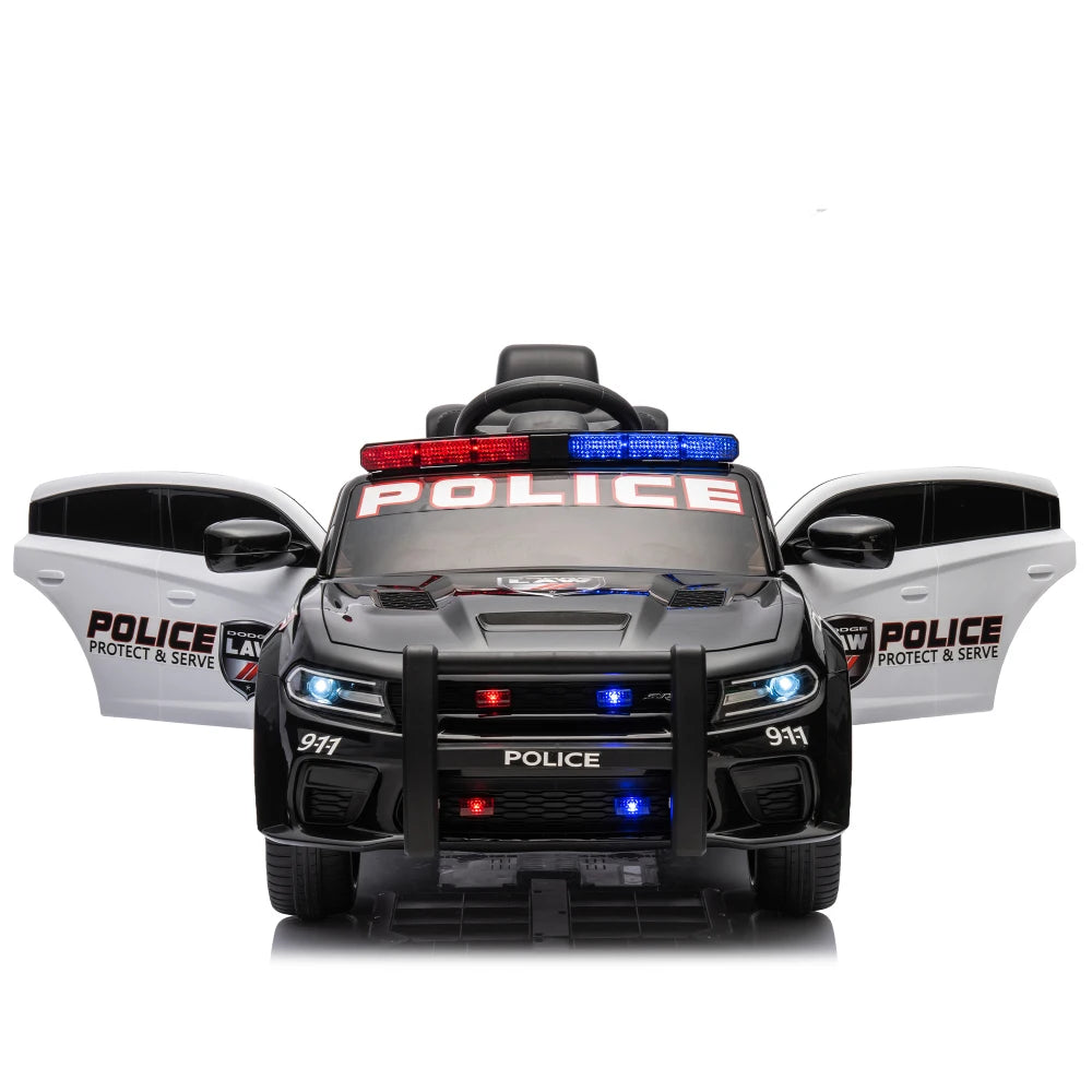 Licensed Dodge Charger,12v Kids ride on police car W/ Remote Control Ohberri