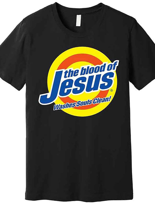 Blood of Jesus Cleanses Souls, Premium T-Shirt Ohberri