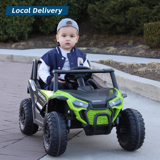 12V Kids UTV Car Electric Ride on Toy Battery ATV Vehicle w/ Remote Control LED Ohberri