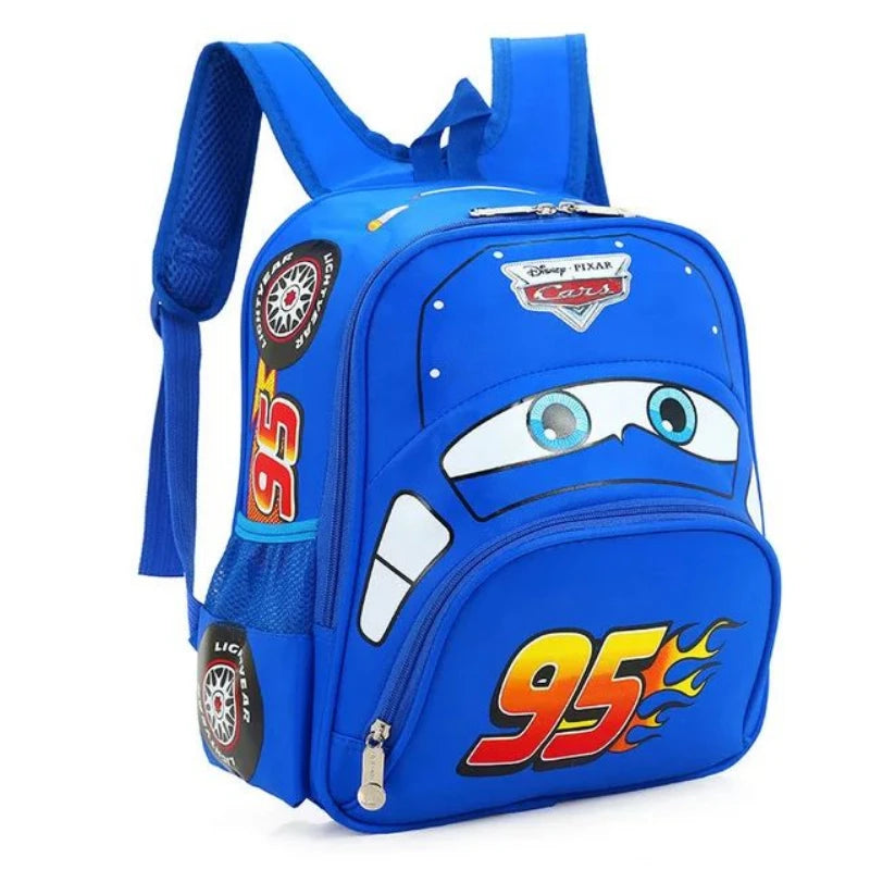 3D cartoon car shape large capacity backpack - Ohberri