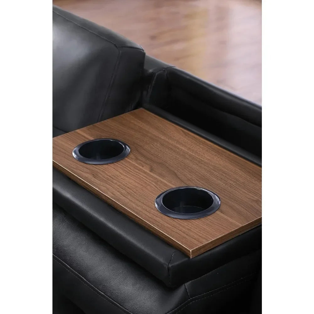 Sectional Sofa Couch, Modern 4-Seaters Living Room Furniture Sets with Chaise Lounge, Ottoman & 2 Pillows | L Shape Couch - Ohberri