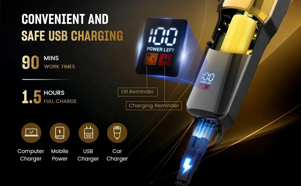 Clippers for Men, Professional Hair Trimmer Ohberri