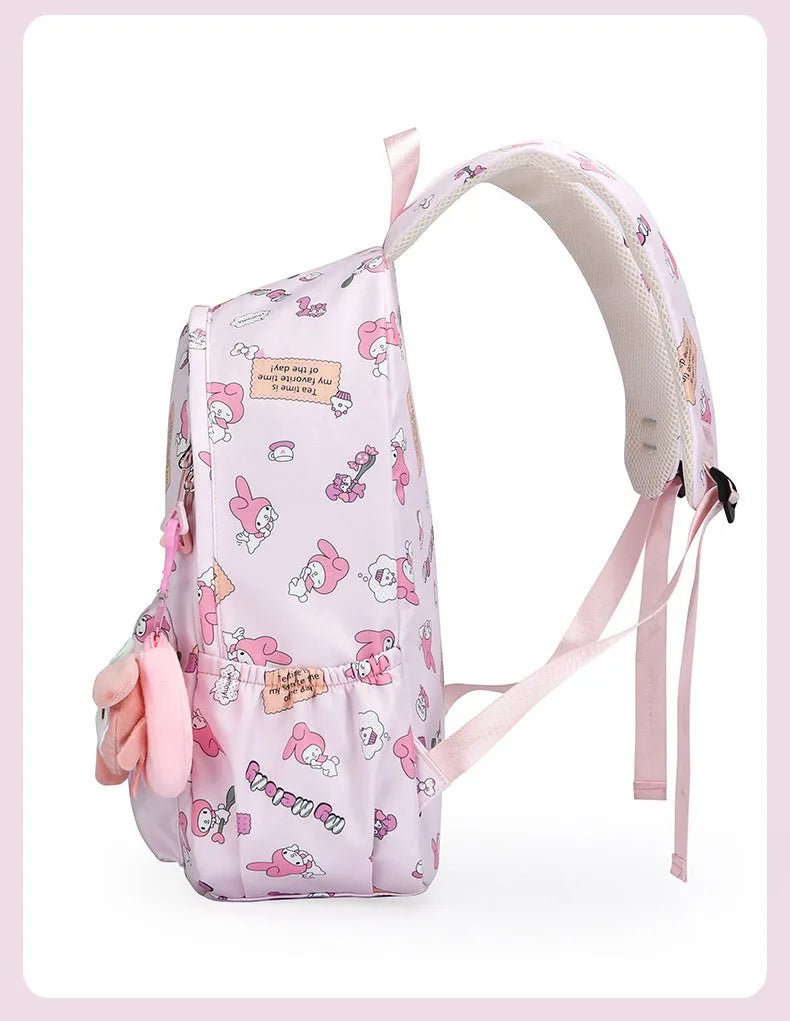 Hello Kitty Sanrio Backpack, Kuromi Cinnamoroll Cute Daypack, Cartoon Anime Schoolbag Bag, Girl Casual Travel Commute Knapsack - Ohberri