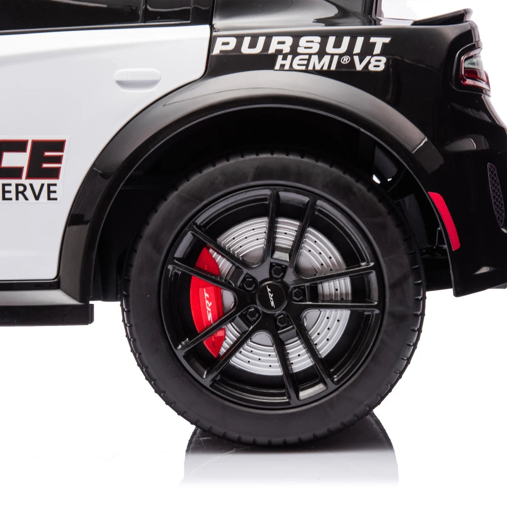 Licensed Dodge Charger,12v Kids ride on police car W/ Remote Control Ohberri