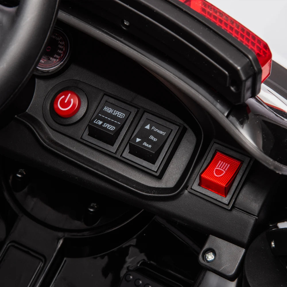 Licensed Dodge Charger,12v Kids ride on police car W/ Remote Control Ohberri