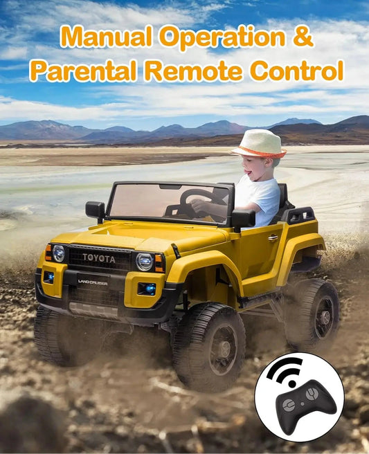 Kids Electric Ride On Car 24V 2-Seater Ride-On Truck with Remote Control Ohberri