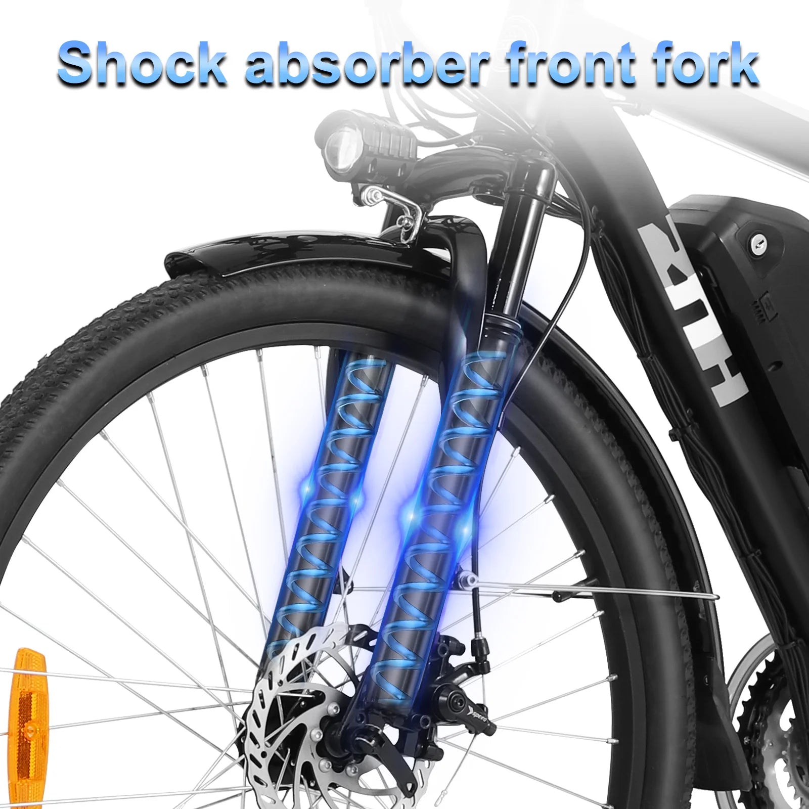 1000W Motor Peak 48V Electric Bike 26 inch Electric Mountain Bike 50Miles Range 20MPH - Ohberri