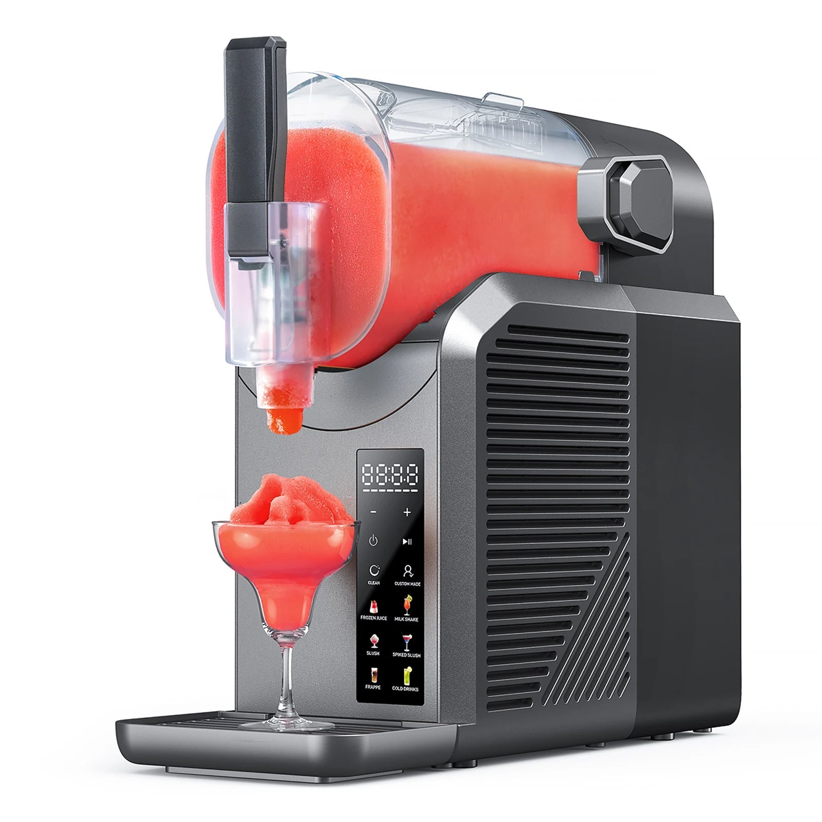 Professional Home Slushie Machine No Ice Needed Rapid Chill Technology 72 oz. Frozen Drink & Slushie Machine 7 Preset Programs Ohberri