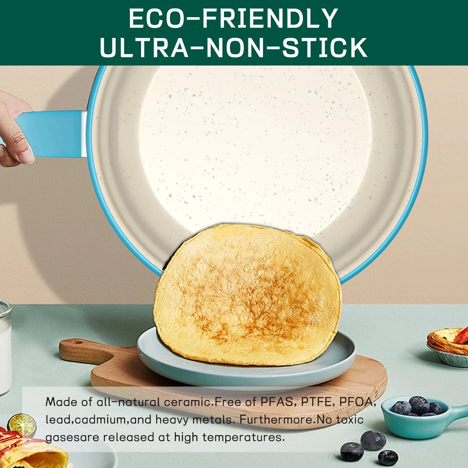 13-Piece Luxury Non-Stick Cookware Set Ohberri