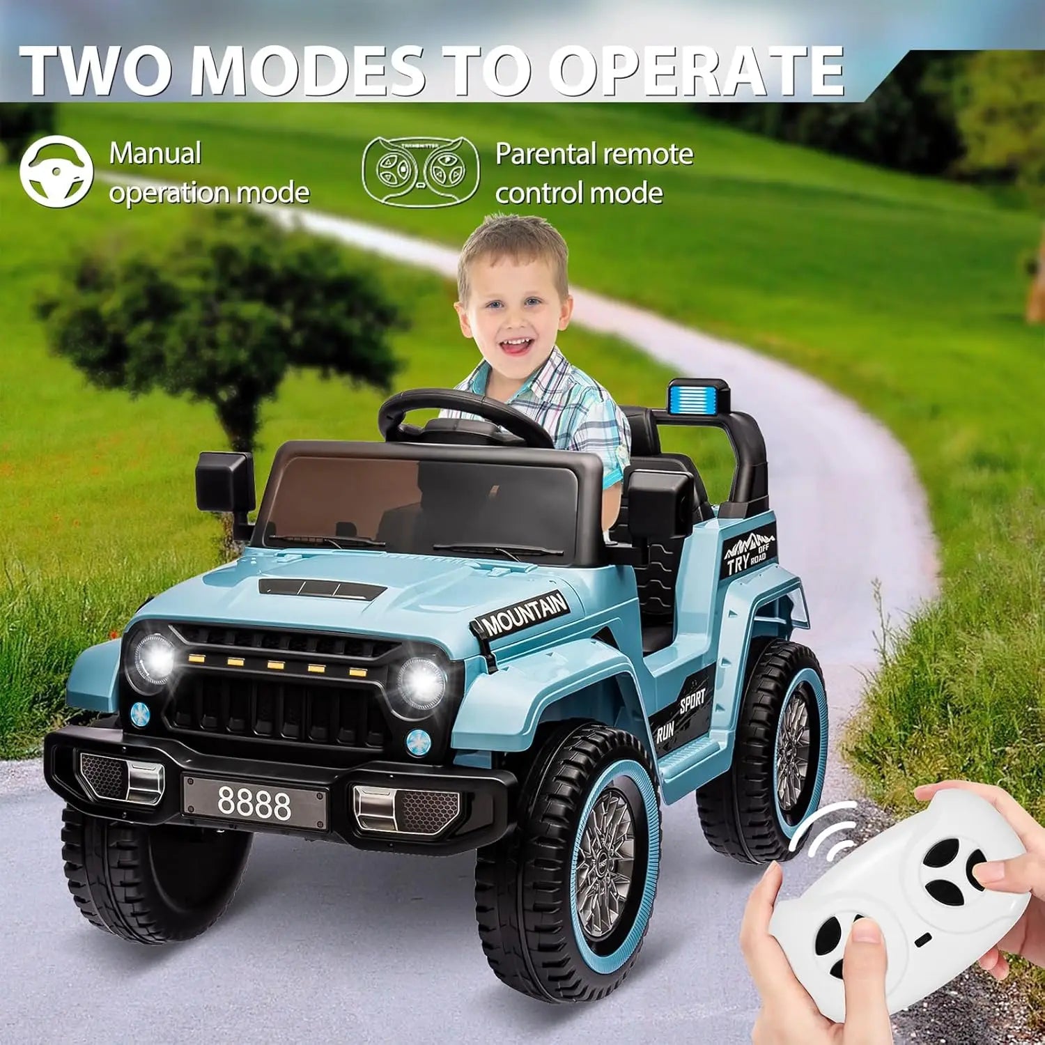 12V Battery Powered Electric Vehicles Toy w/Parent Remote Control - Ohberri