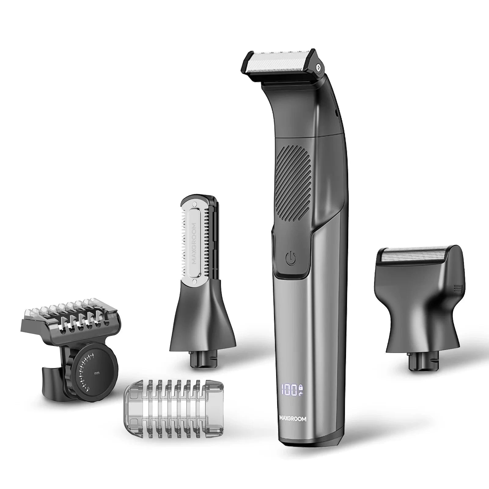 3 in 1 Men Bidirectional Body Hair Trimmer Electric Shaver IPX6 Waterproof Double-edged Razor Ohberri