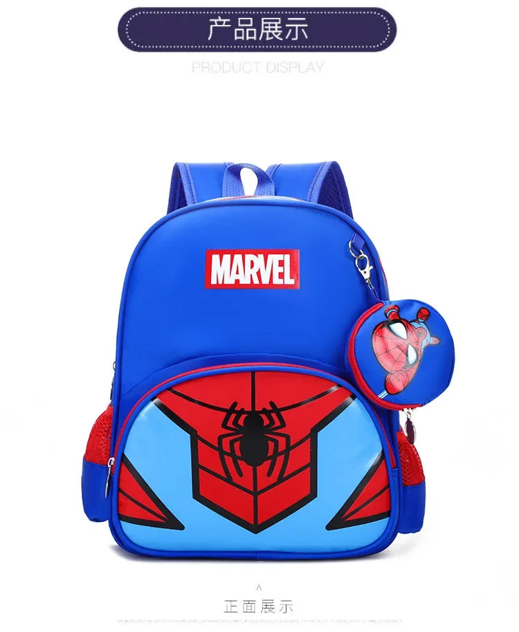New Children School Bag Boys Girls Spider Man Cartoon Kindergarten Schoolbags Kids Orthopedic Backpacks 4-13 Year - Ohberri