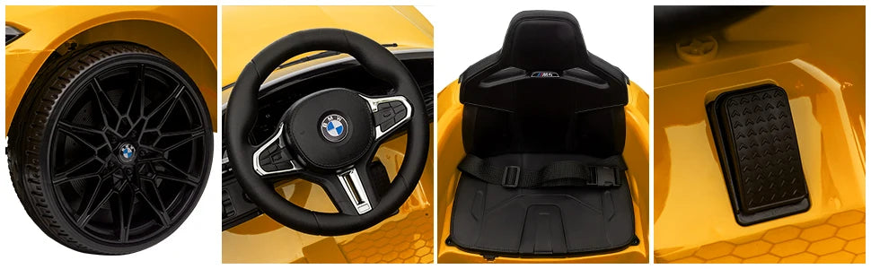 12V Ride On Car for Kids,Licensed M4 Battery Powered Vehicle Car With Remote Control - Ohberri