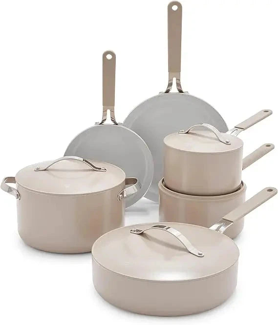 10-Piece Ceramic Nonstick Cookware Ohberri