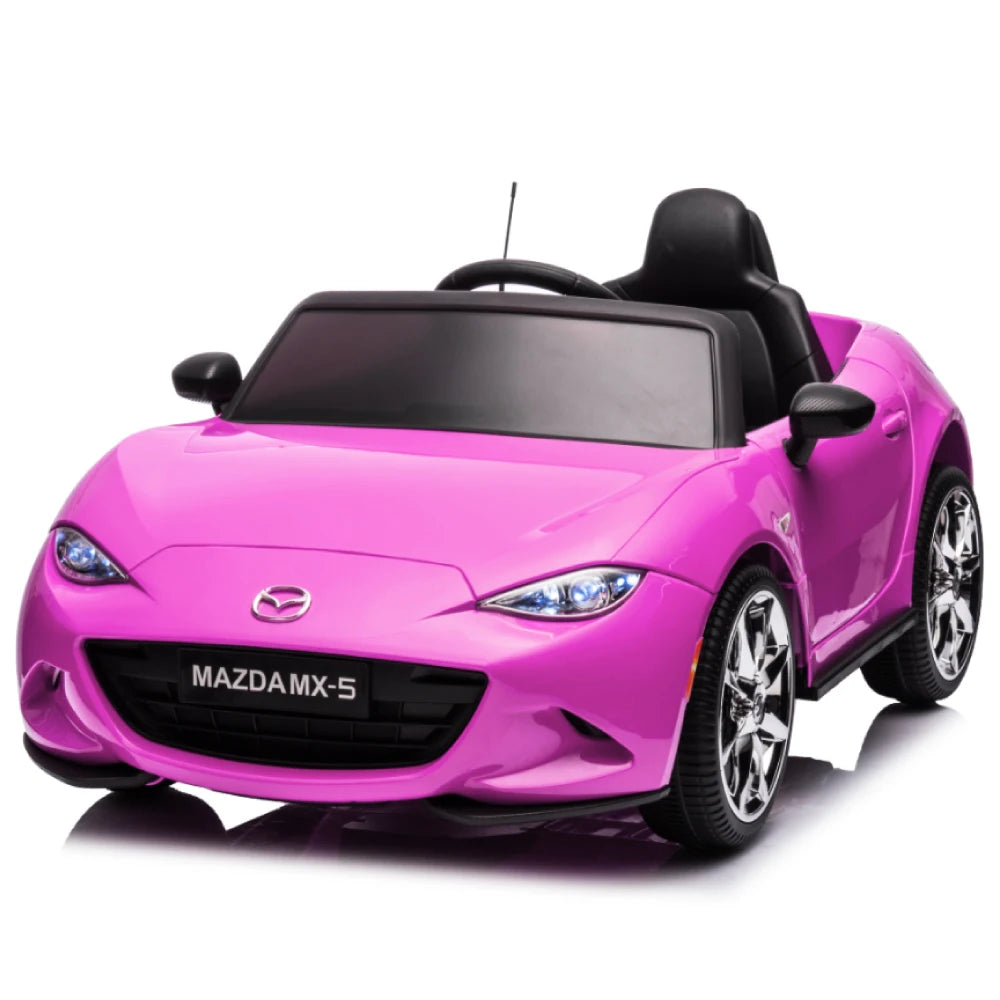 12V Mazda MX-5 Electric Car for Kids with Parent Remote Control, Lights, Music - Ohberri