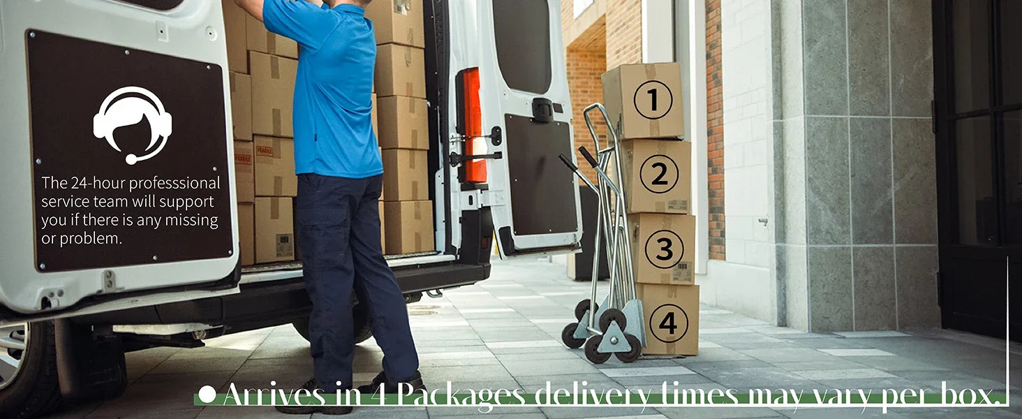 Furniture Sets, 3 Piece Half-Moon Sectional Round Sofa Set - Ohberri