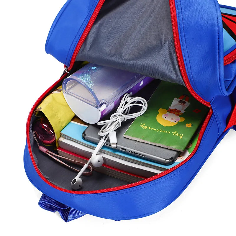New Children School Bag Boys Girls Spider Man Cartoon Kindergarten Schoolbags Kids Orthopedic Backpacks 4-13 Year - Ohberri