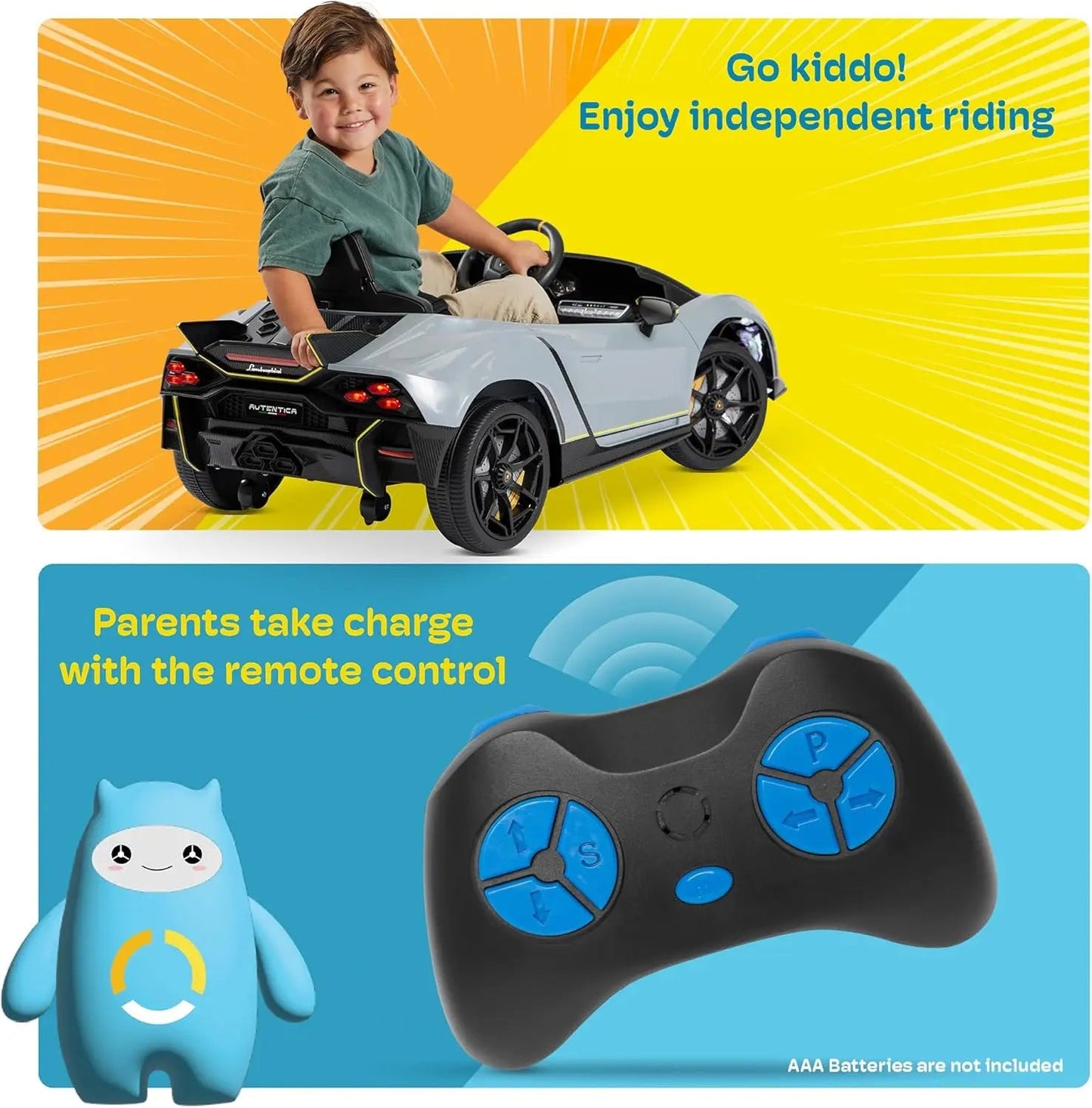 12v Ride On Battery Powered Sports Car w/2 Speed Ohberri