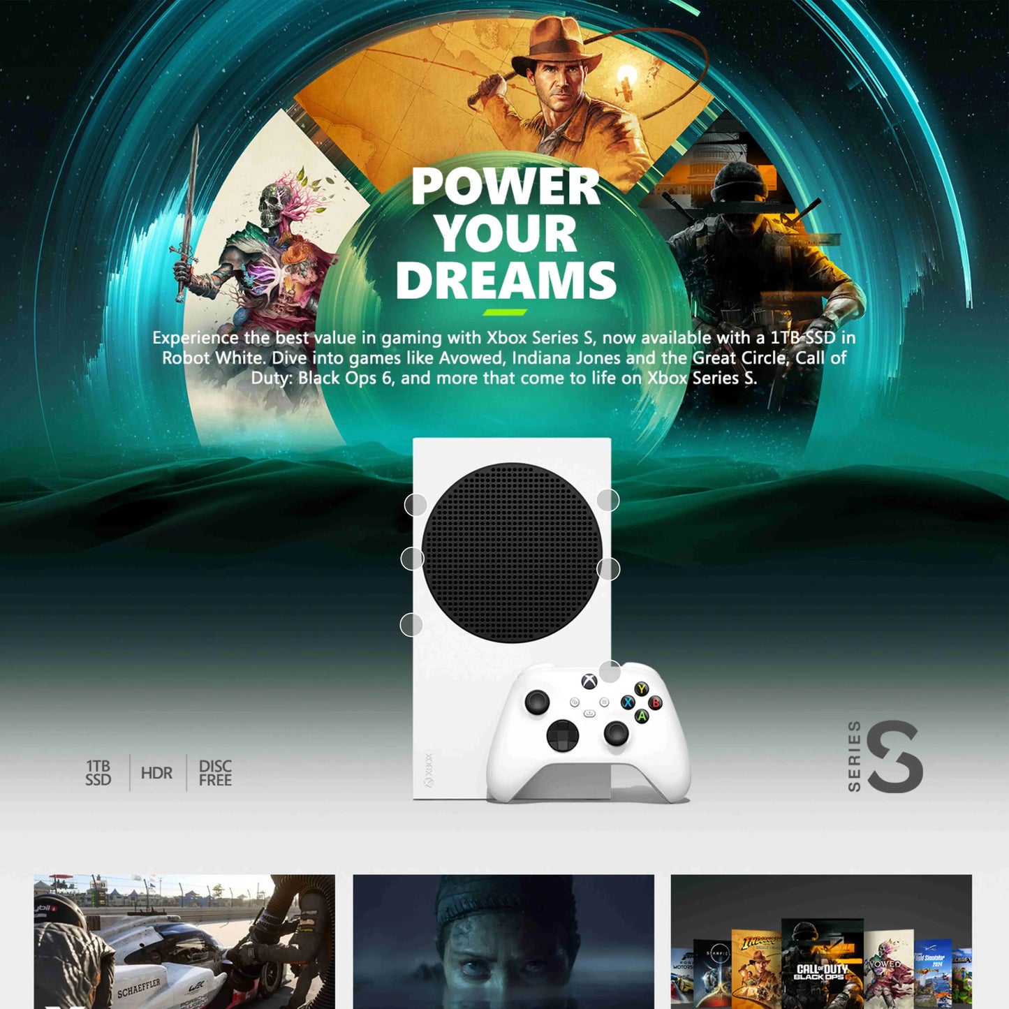 Microsoft Xbox Series S – 1TB White - Ohberri