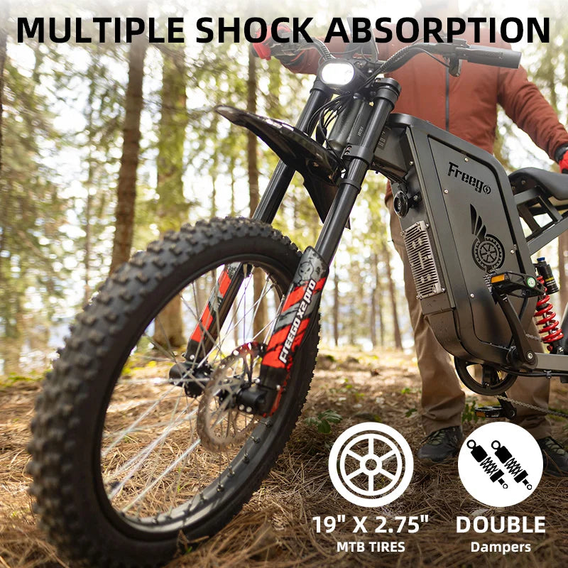 6000W Brushless Gearless Motors 30AH Lithium Battery Speed 90Kmh Electric Dirt Bike - Ohberri