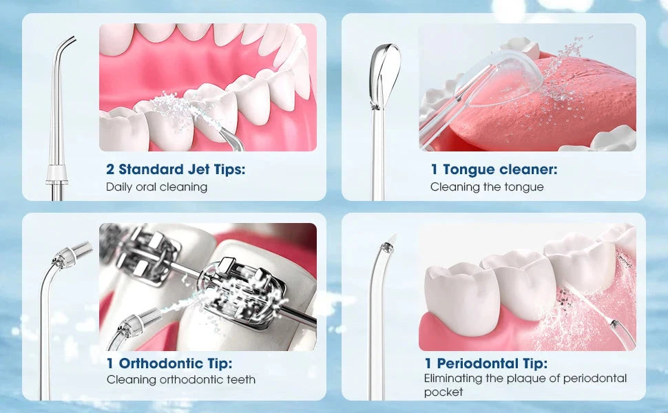 Oral Irrigator Water Flosser Portable Ohberri