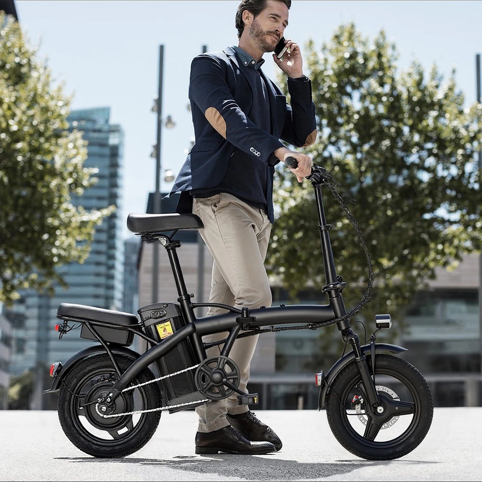 14 inch 500W 24MPH 48V 10Ah battery, 3-level pedal assist - Ohberri