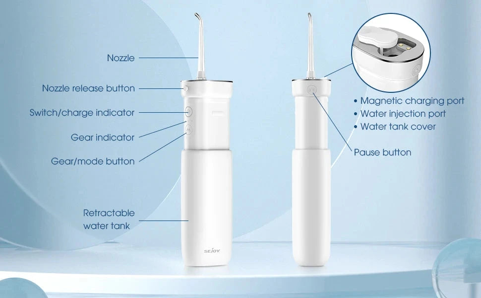 Oral Irrigator Water Flosser Portable Ohberri