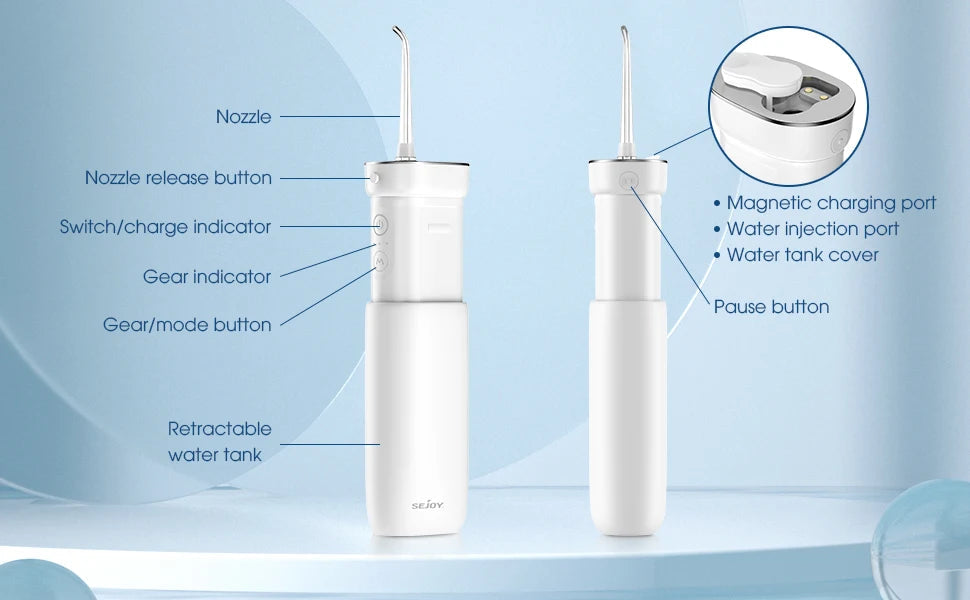 Oral Irrigator Water Flosser Portable Ohberri