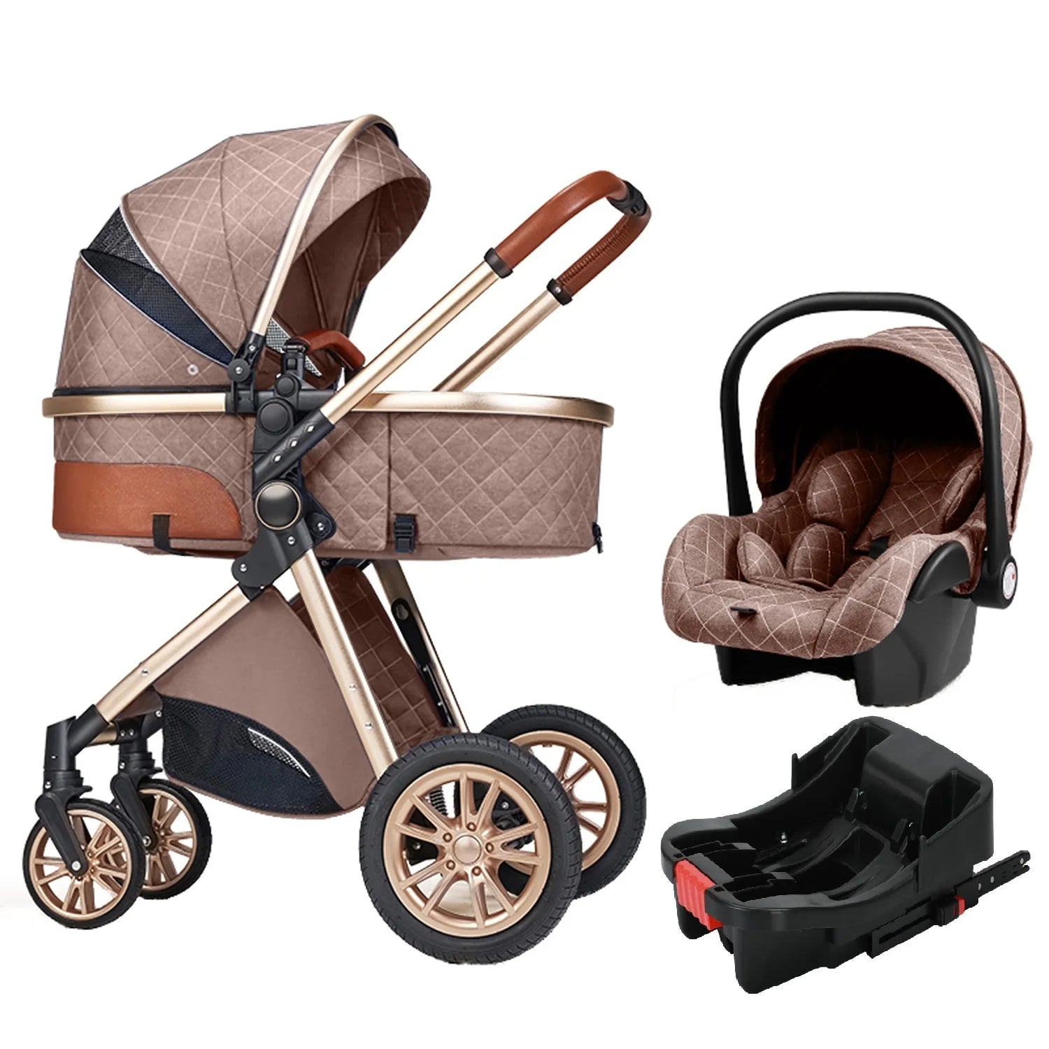 3 in 1 Baby Stroller - Ohberri