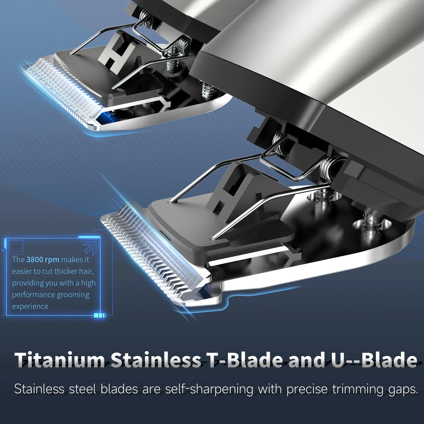 Electric Hair Clippers Shaver For Men's 5 In 1 Professional Ohberri