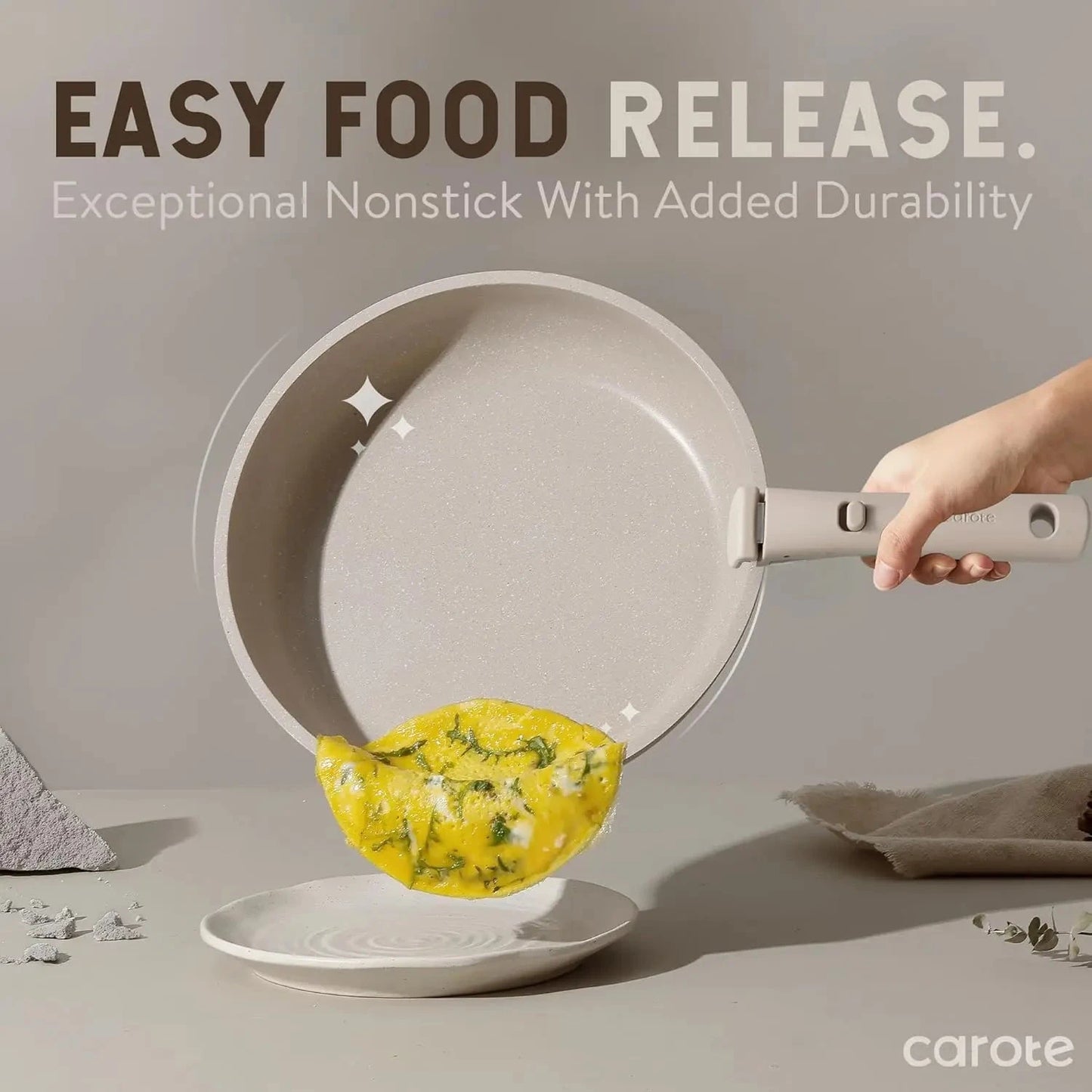 35pcs Pots and Pans Set Non Stick, Cookware Set, Removable Handle Induction Ohberri