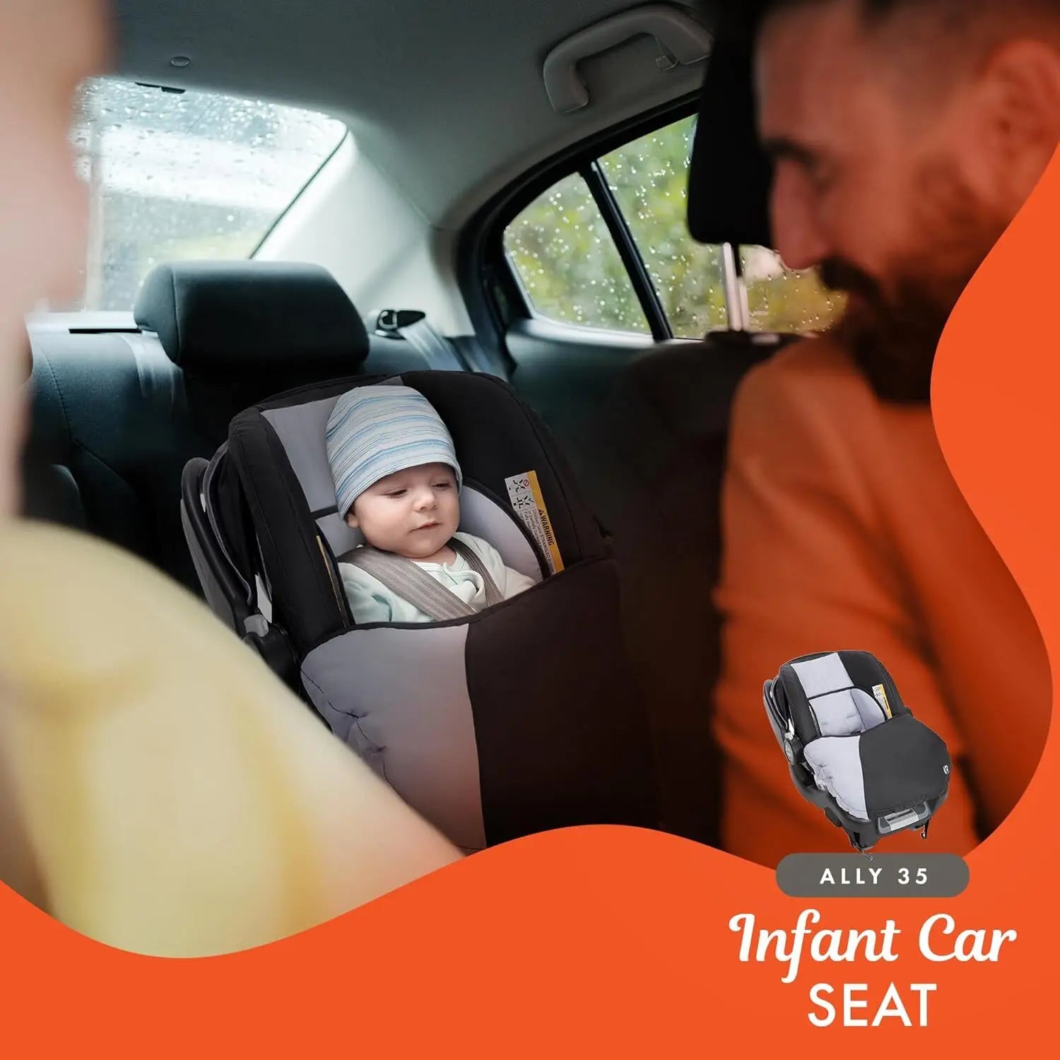 Double Combo, 2-Piece Set, Storm - Portable Lightweight Stroller 2-In-1 And Car Seat Travel System - Ohberri