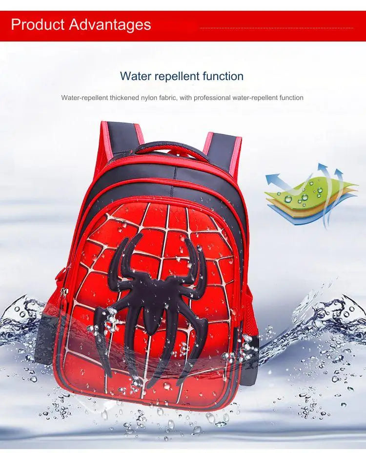 Spider King 3D Kids Backpack - Durable and Stylish Design! Ohberri