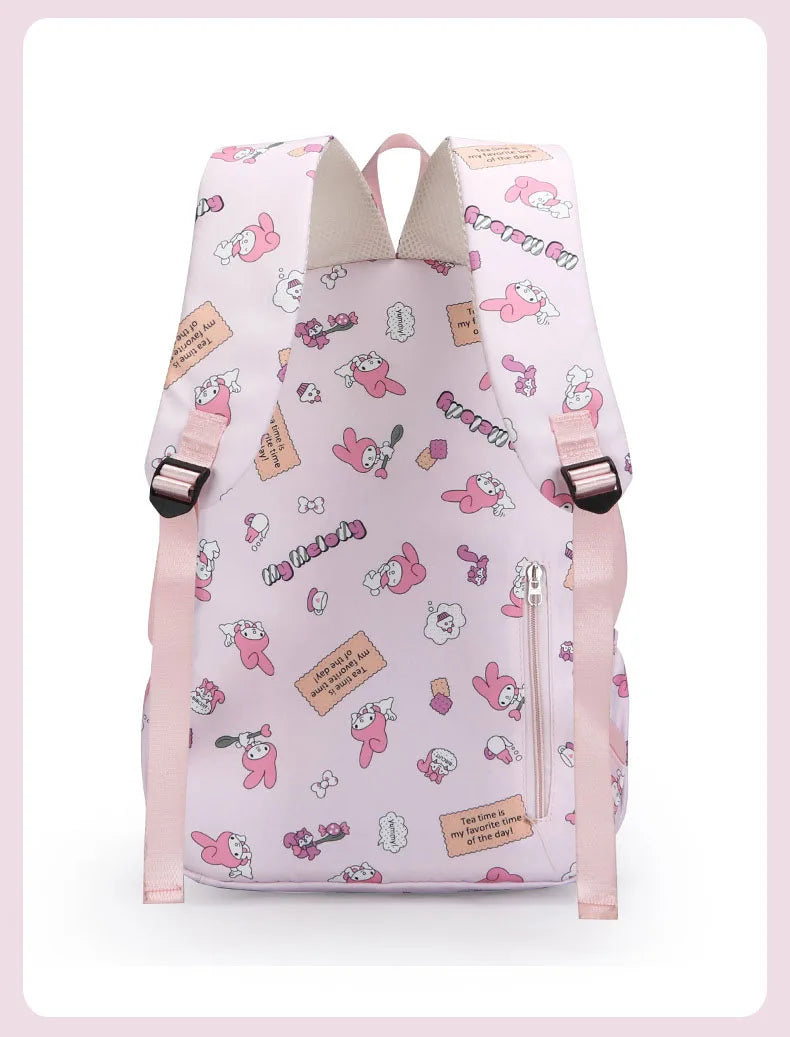 Hello Kitty Sanrio Backpack, Kuromi Cinnamoroll Cute Daypack, Cartoon Anime Schoolbag Bag, Girl Casual Travel Commute Knapsack - Ohberri