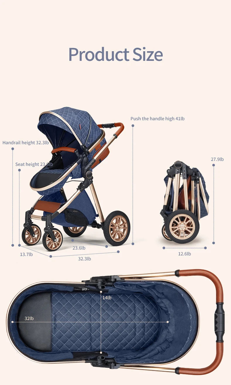3 in 1 Stroller - Ohberri