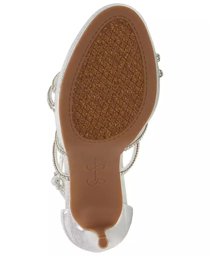 Jaeya Strappy Rhinestone High-Heel Dress Sandals Ohberri